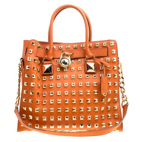 michael kors studded hamilton tote replica|michael kors hamilton studded tote.